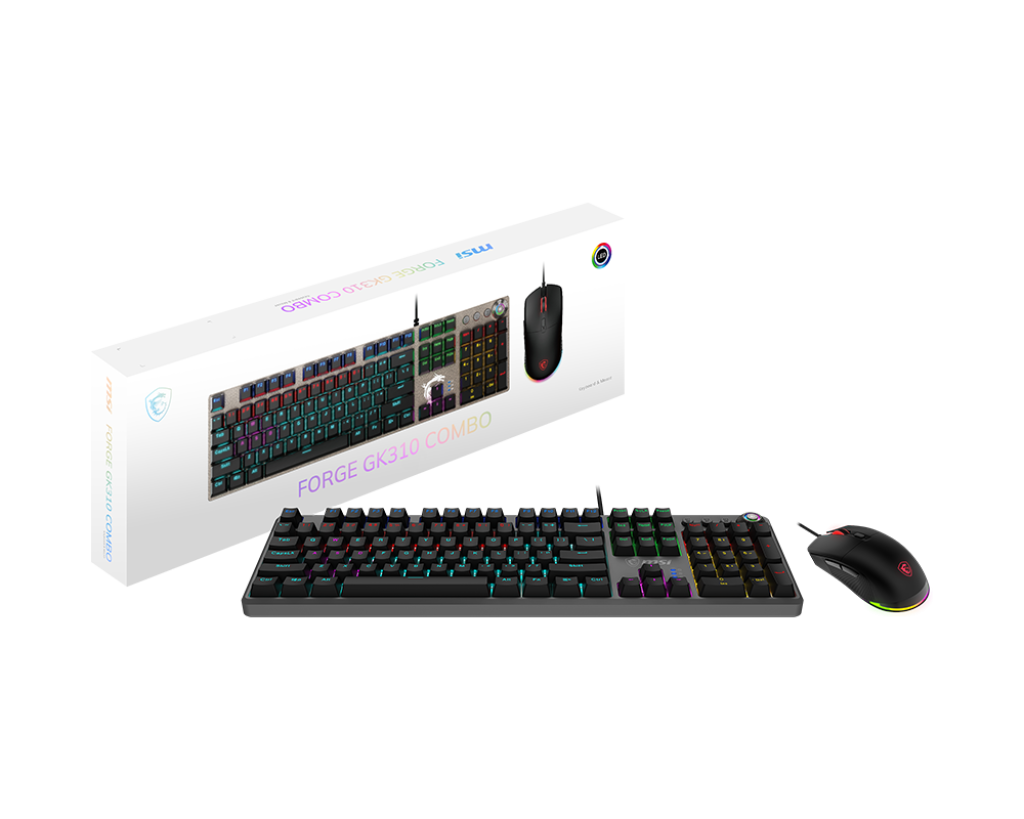 Gaming Gear FORGE GK310 COMBO - RED SWITCHES