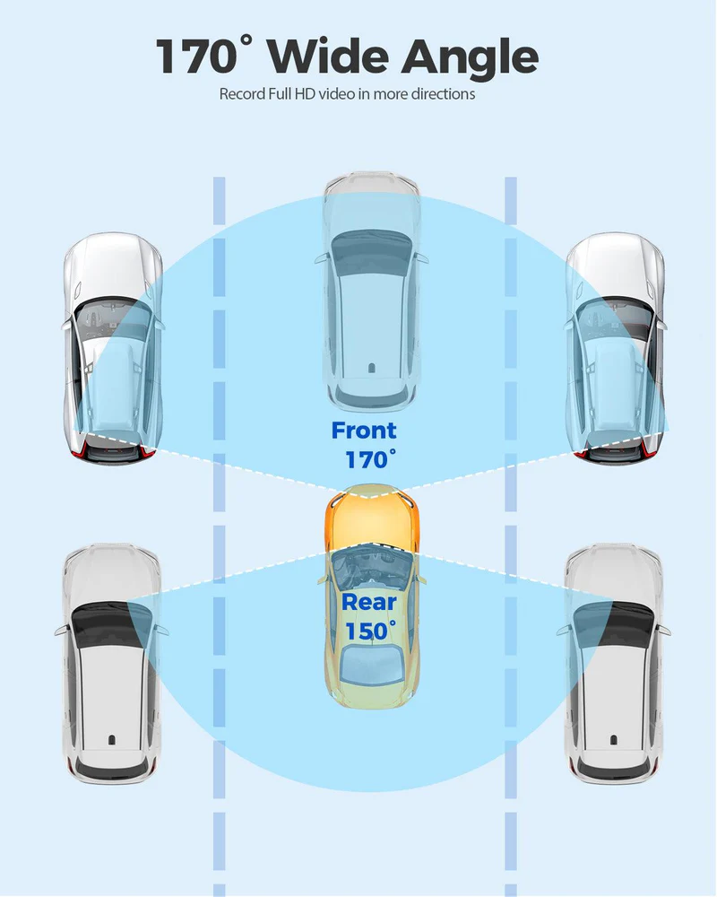 داش كام AZDOME M300s 4K Ultra