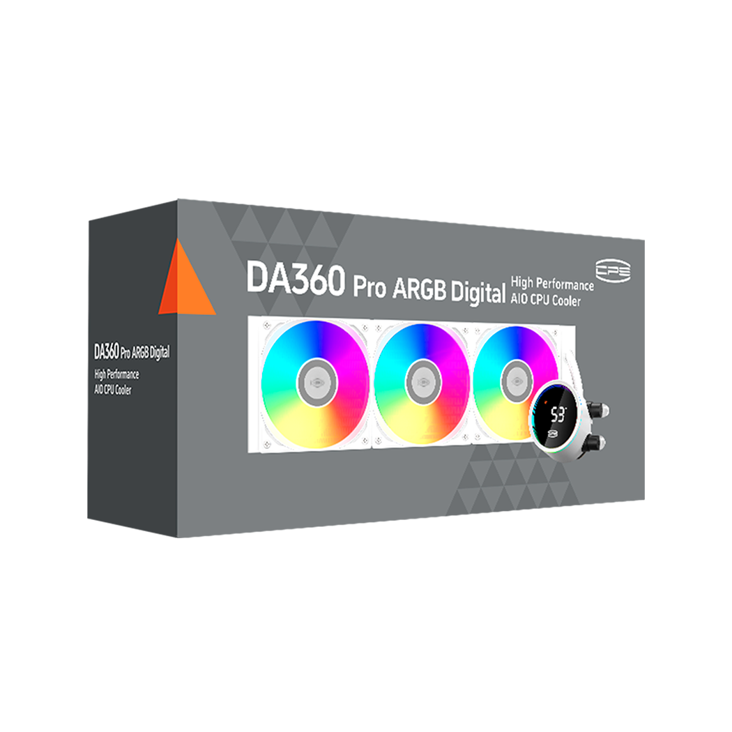 Cooler Liquid DA360 Pro ARGB Digital White