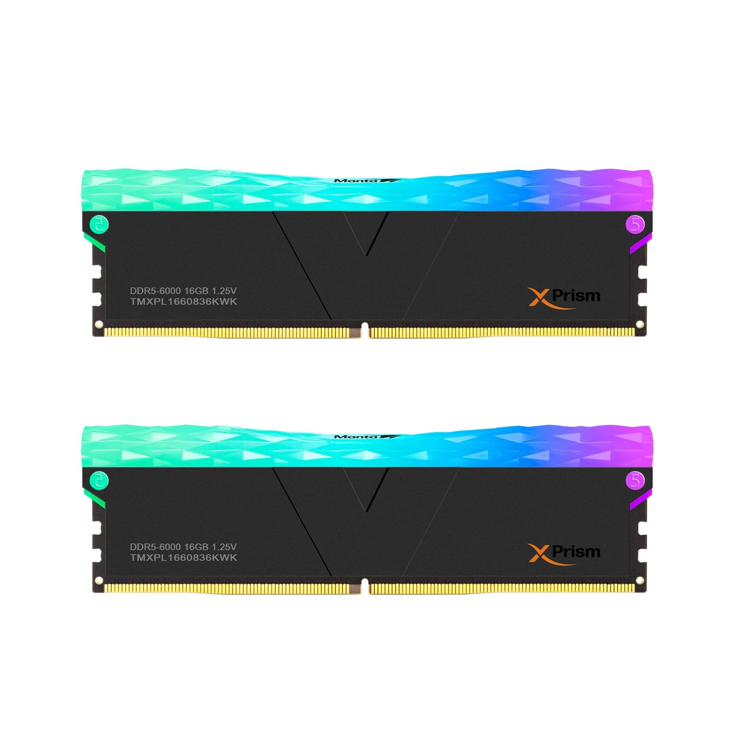 V-COLOR MANTA XFINITY RGB DDR5 32GB (16GBx2)6000MHZ