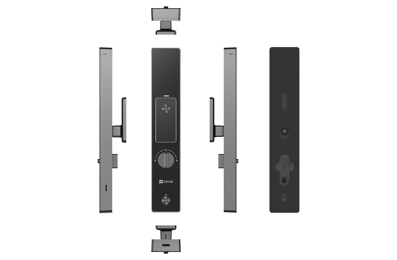 قفل باب ذكي ببصمة الوجه EZVIZ DL50FVS Dual-Lens 3D