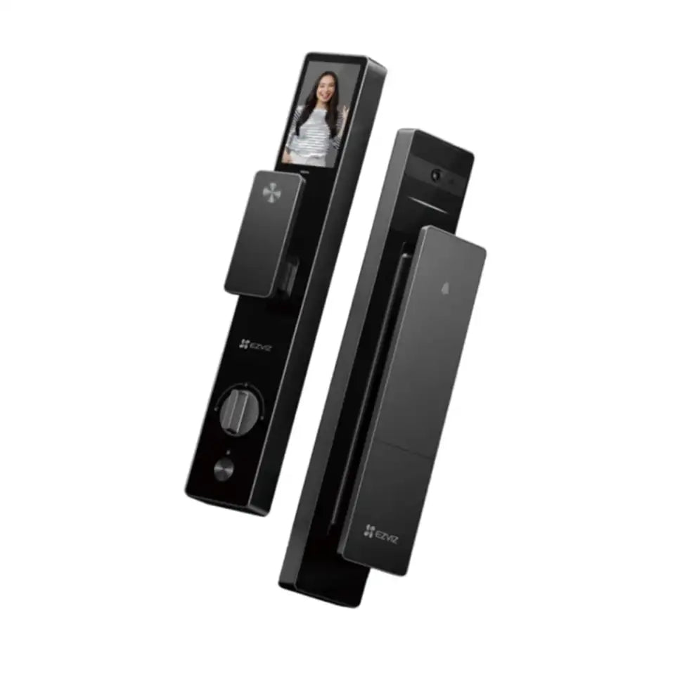 قفل باب ذكي ببصمة الوجه EZVIZ DL50FVS Dual-Lens 3D