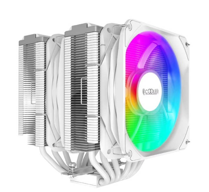 fan cpu pc cooler rt620 argb white