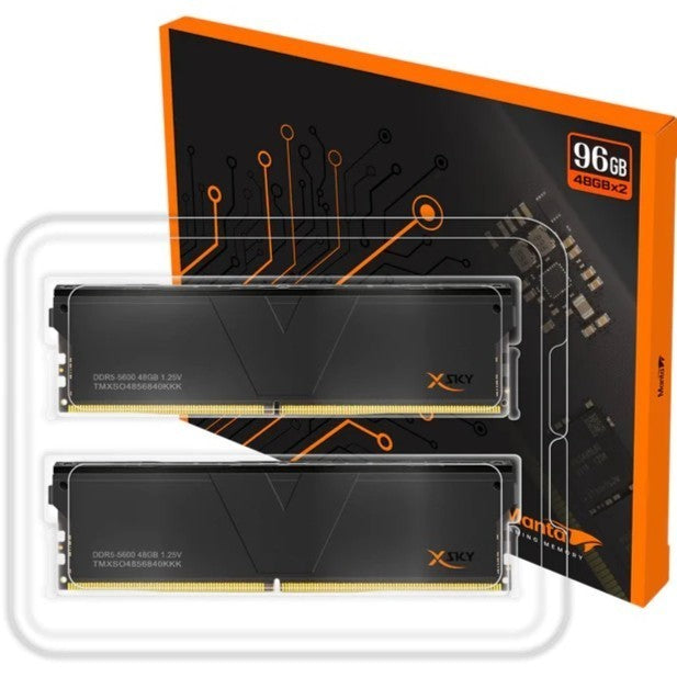 V-COLOR 16GB (8GBx2)DDR5 5600MHZ MANTA XSKY U-DIMM