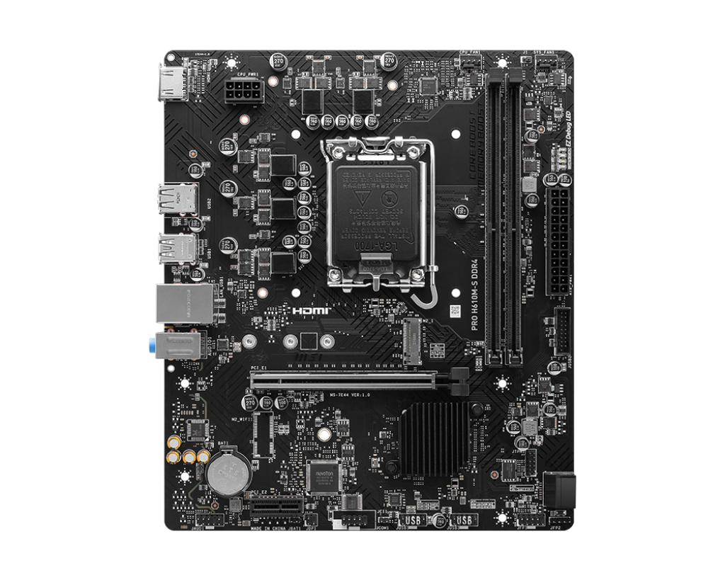 MOTHERBOARD MSI PRO H610M-S DDR4