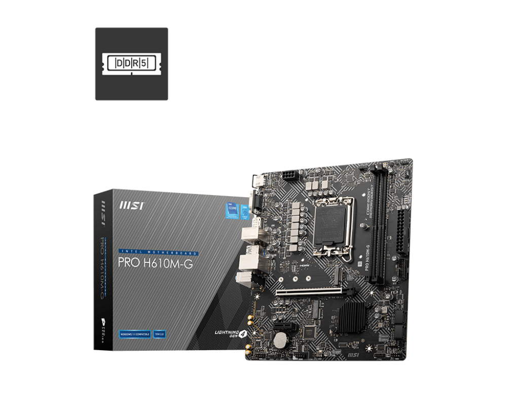 Motherboard MSI PRO H610M-G DDR5