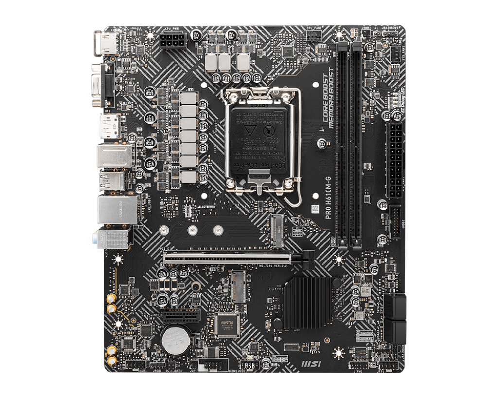 Motherboard MSI PRO H610M-G DDR5