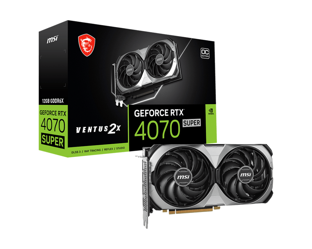 GeForce RTX 4070 SUPER 12G VENTUS 2X OC