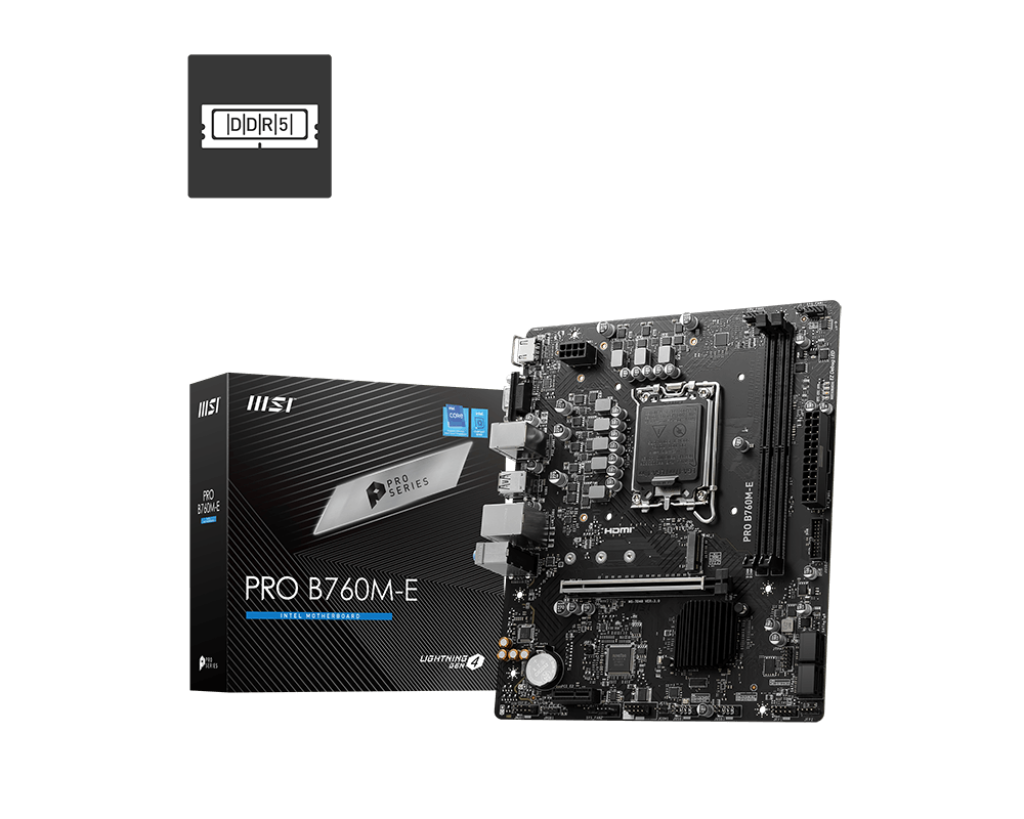Motherboards PRO B760M-E ddr5