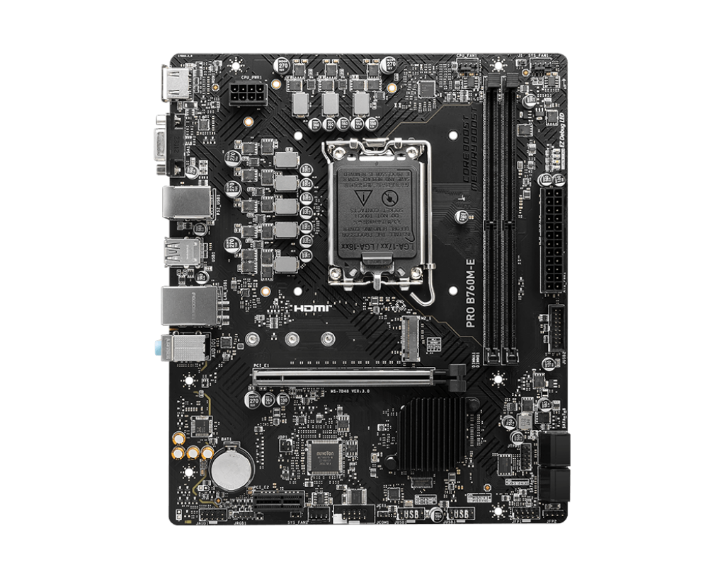 Motherboards PRO B760M-E ddr5