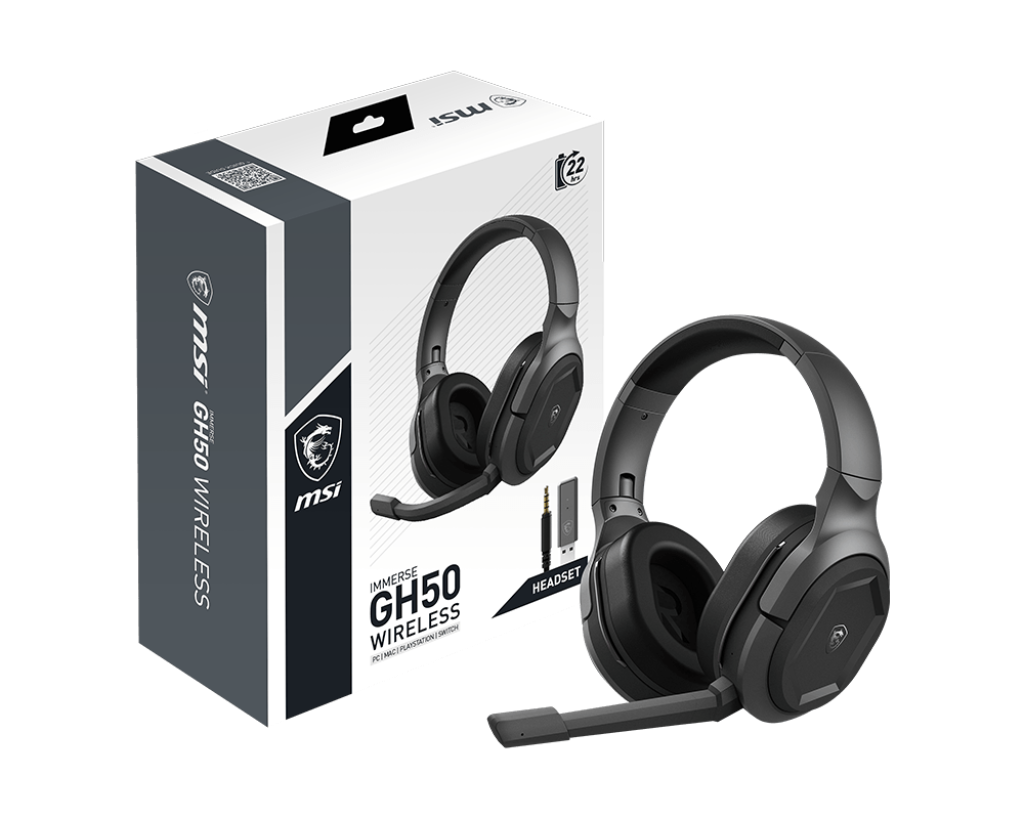 HEADSET MSI IMMERSE GH50 WIRELESS