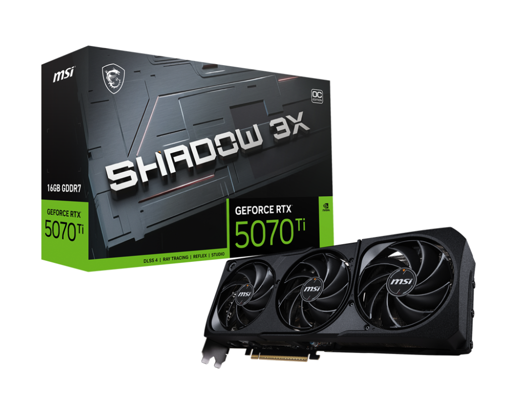 GeForce RTX 5070 Ti 16G SHADOW 3X OC