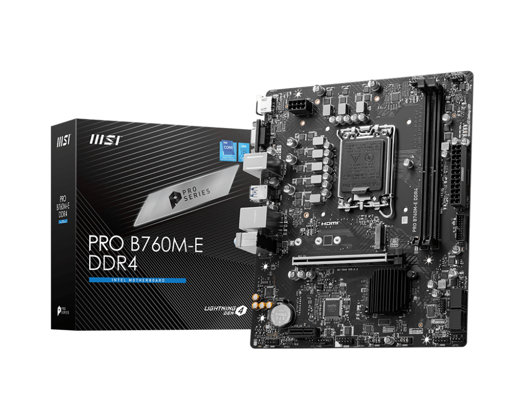 MOTHERBOARD MSI PRO B760M-E DDR4