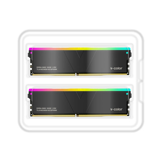 RAM V-COLOR Skywalker Plus RGB OC 16x2 GB DDR4