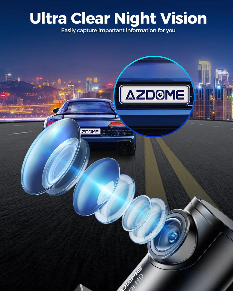 داش كام AZDOME M300s 4K Ultra