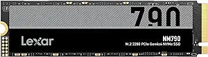 Lexar NM790 SSD 1TB , 7400MB/s PCIe Gen4 NVMe M.2