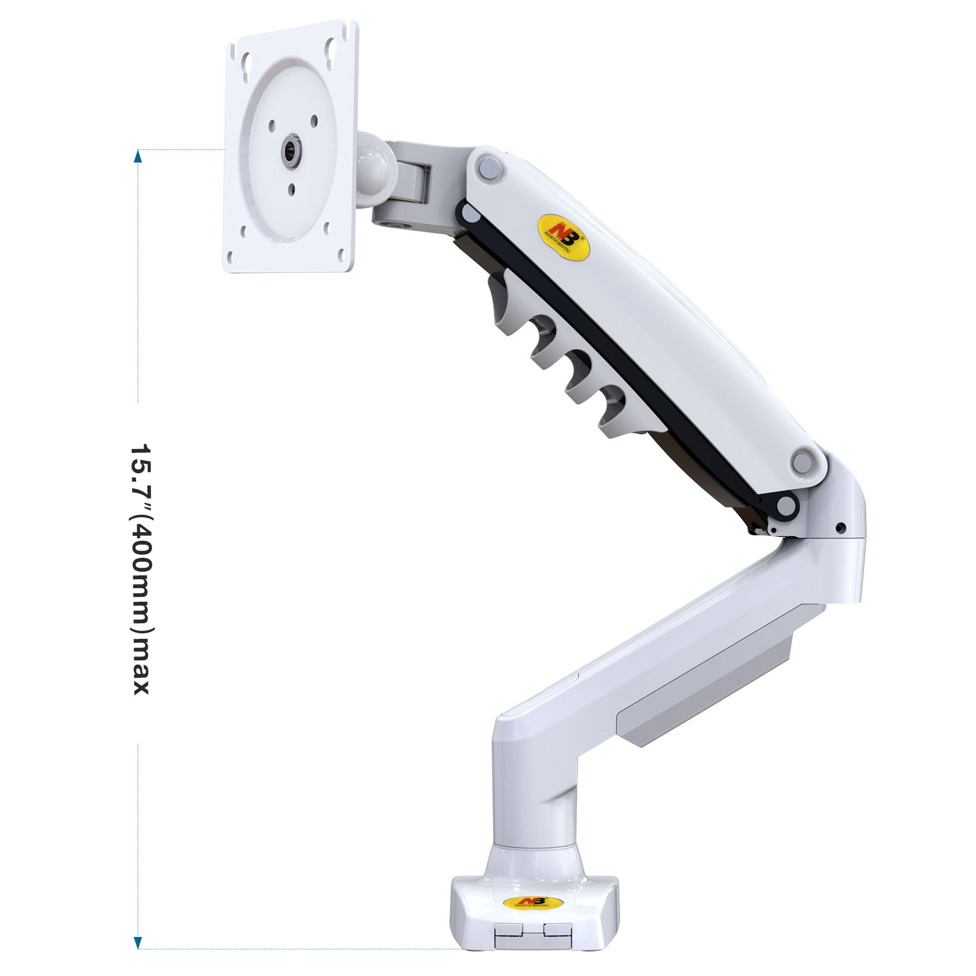 NORTHBAYOU F80-XE WHITE STAND MONITOR GAMING