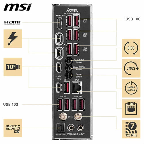 Motherboards MEG Z890 ACE