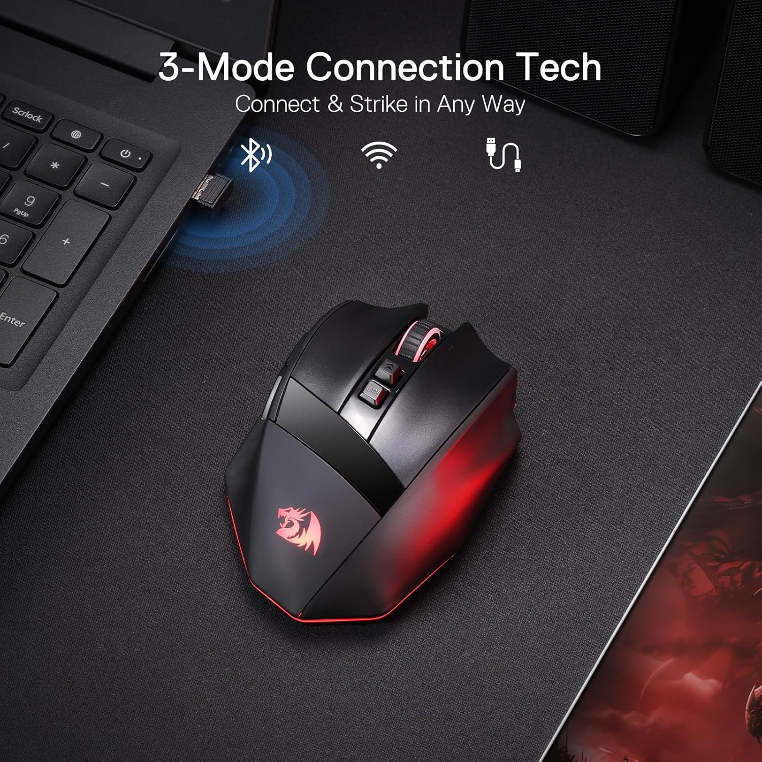 REDRAGON M813 -RGB MOUSE WERID GAMING MOUSE