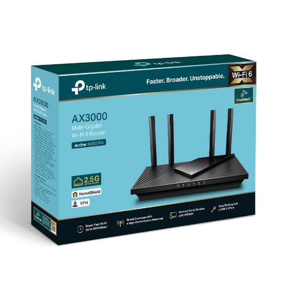 ROUTER TPLINK AX55PRO AX3000
