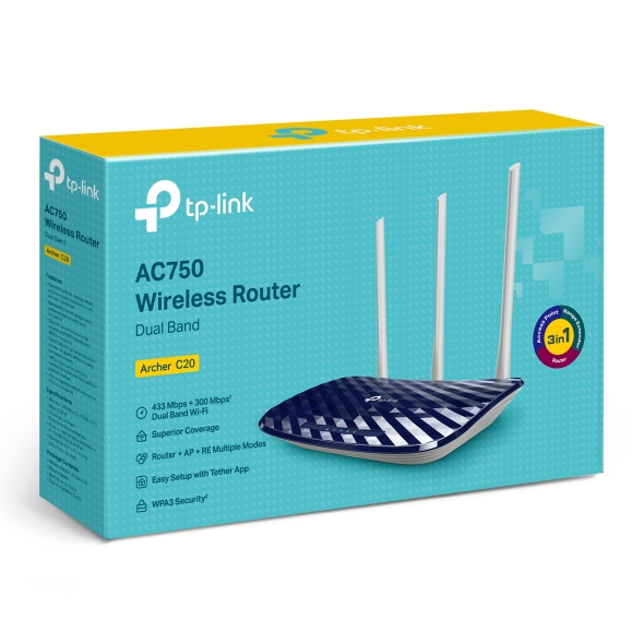 ROUTER TP-LINK AC750 ARCHER C20