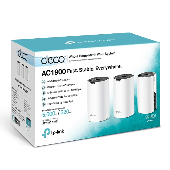ROUTER TP-LINK DECO AC1900 S7 3PACK