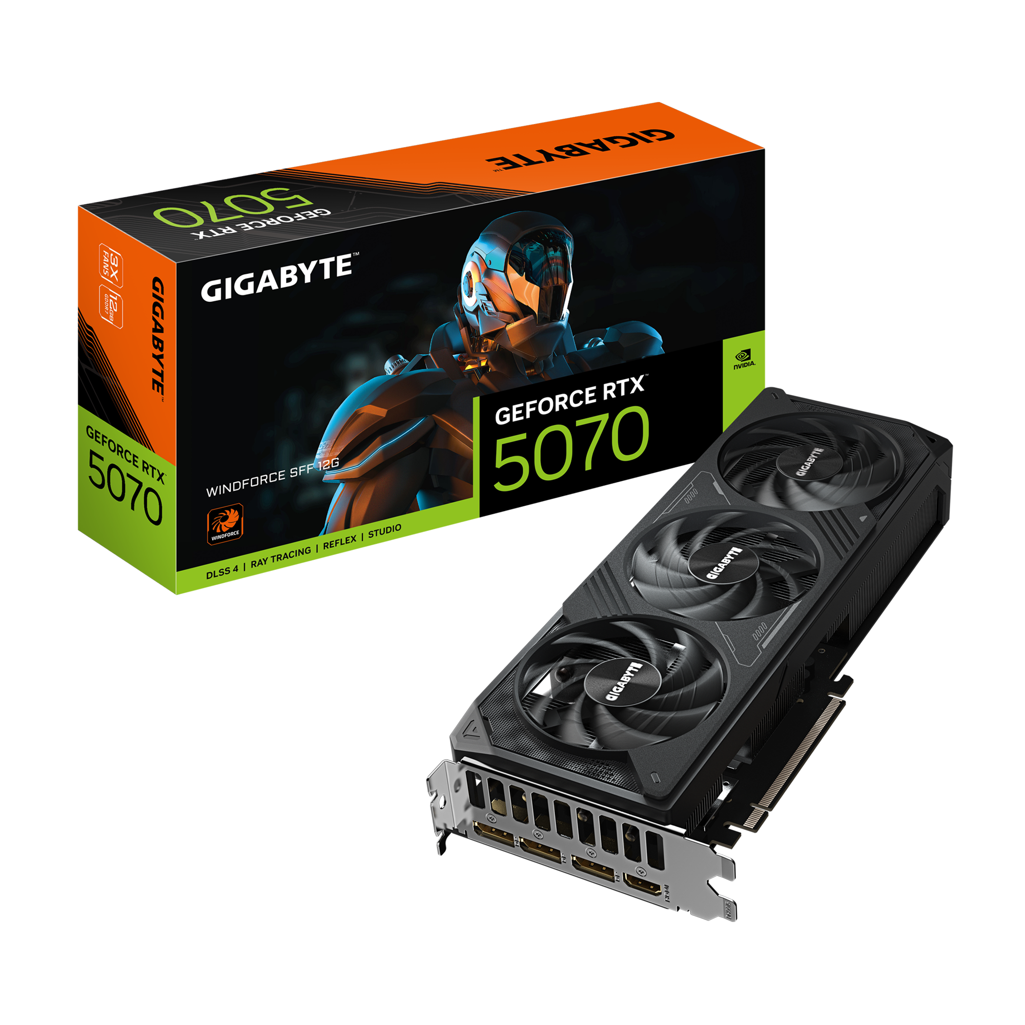 GeForce RTX™ 5070 WINDFORCE SFF 12G gigabyte