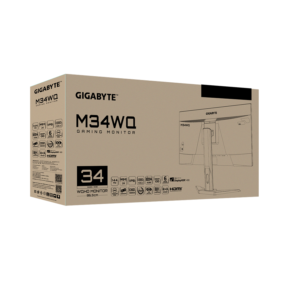 MONITER GIGABYTE M34WQ