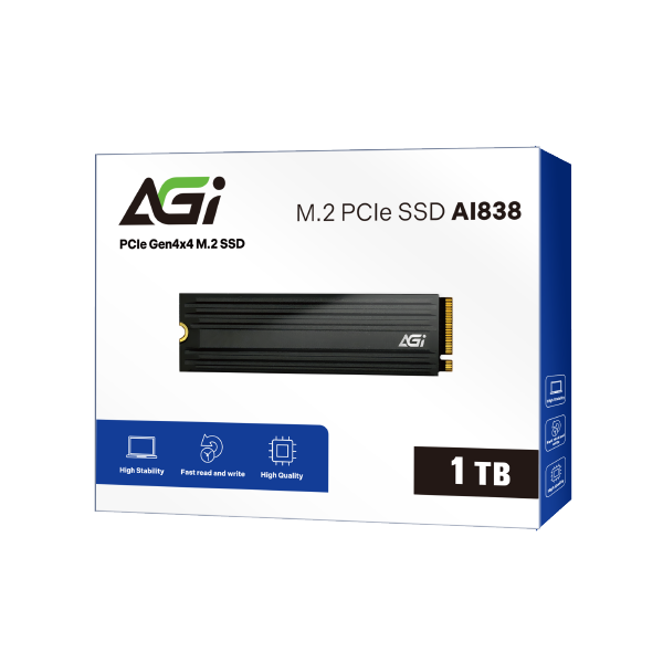 agi AI838 M.2 PCIe Gen4 SSD 1tb