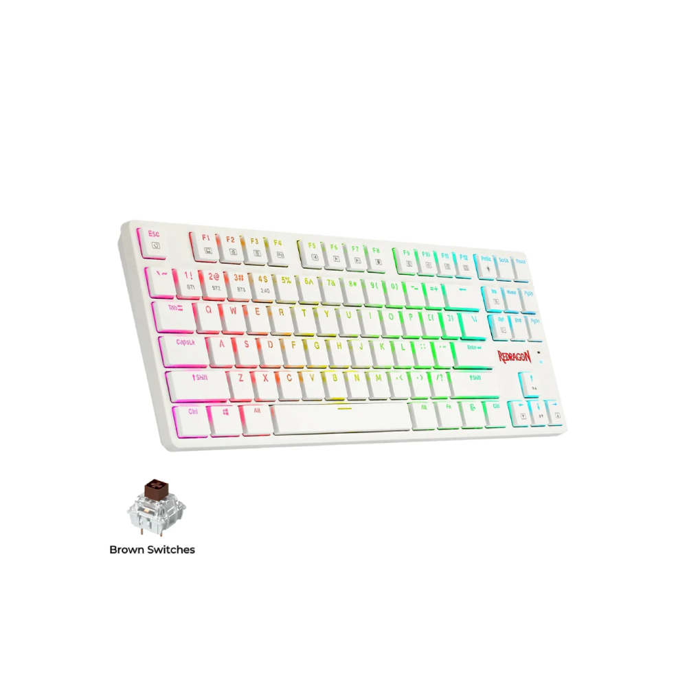 KEYBOARD REDRAGON K539 WHITE