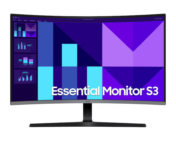 Samsung LS32D392GAMXUE – شاشة FHD منحنية 32 بوصة بتقنية VA