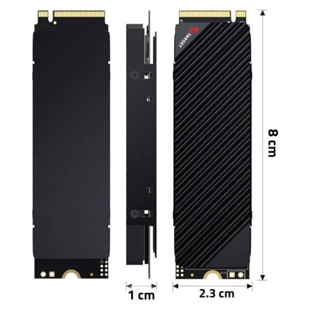 Target 1TB PCIe Gen4x4 M.2 NVMe SSD