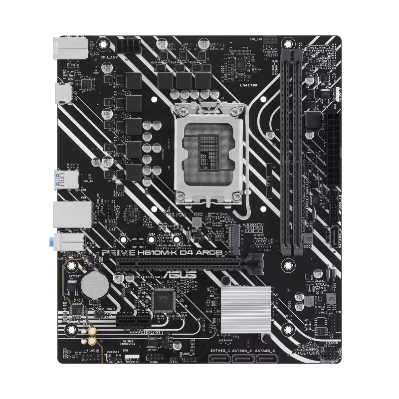 MOTHERBOARD H610M-K D4 ARGB PRIME