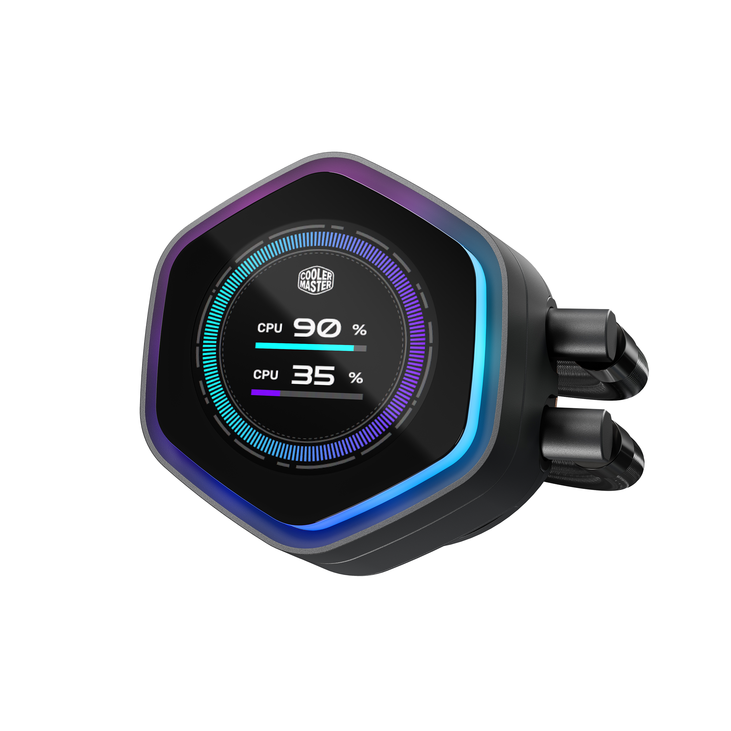 FAN CPU COOLERMASTER 3FAN LIQUID ATMOS II LCD 360