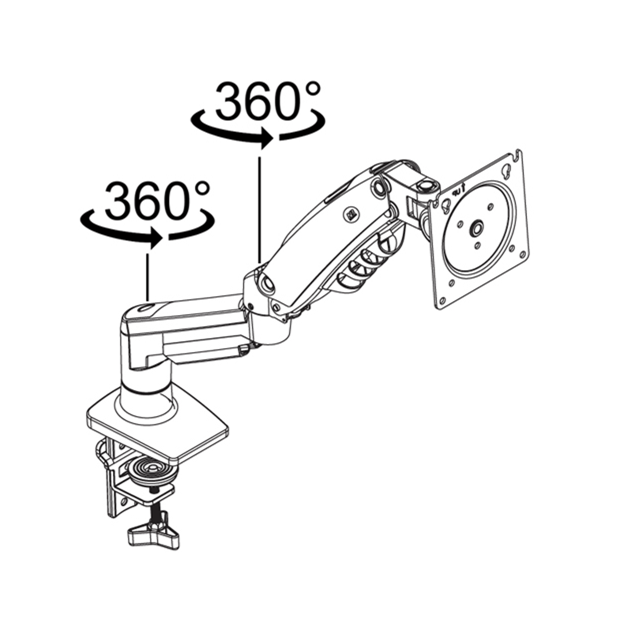 North Bayou F80 XV STAND MONITOR GAMING