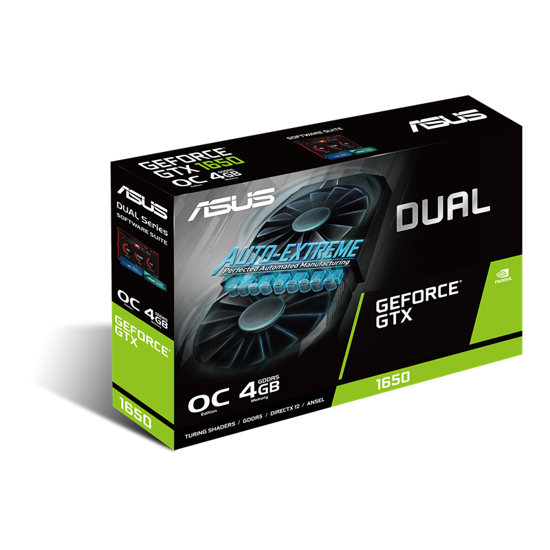 GTX 1650 OC 4GB ASUS Dual