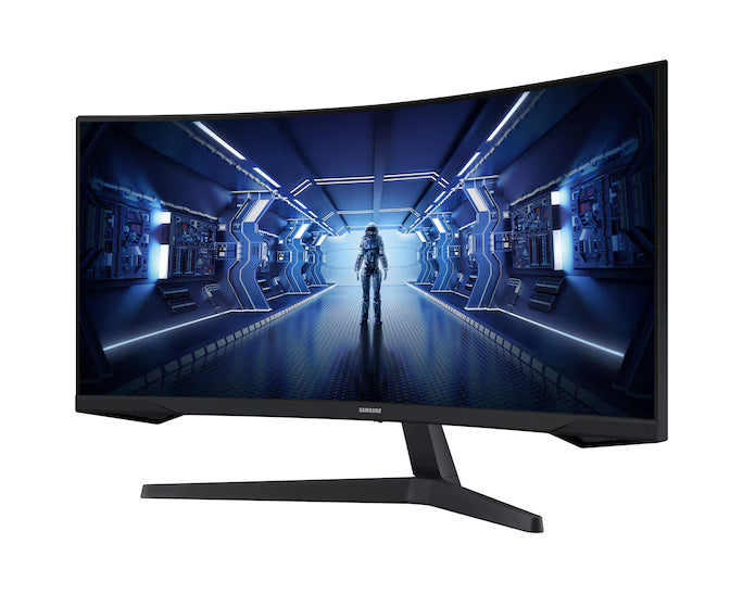 Samsung LC34G55TWWMXZN – شاشة Gaming UltraWide QHD منحنية 34 بوصة