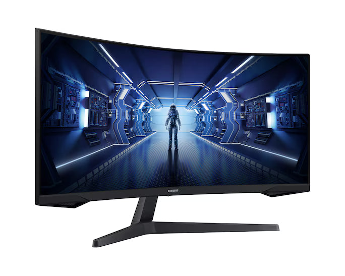 Samsung LC34G55TWWMXZN – شاشة Gaming UltraWide QHD منحنية 34 بوصة