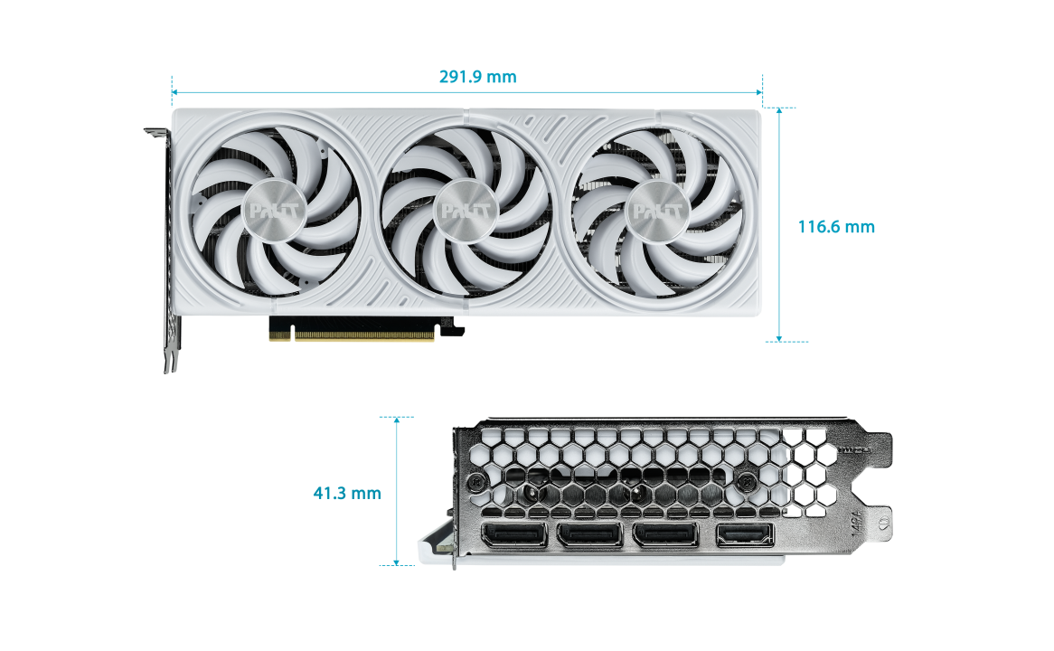 Palit  RTX 5070 WHITE OC 12GB GDDR7 192bit 3-DP HDMI
