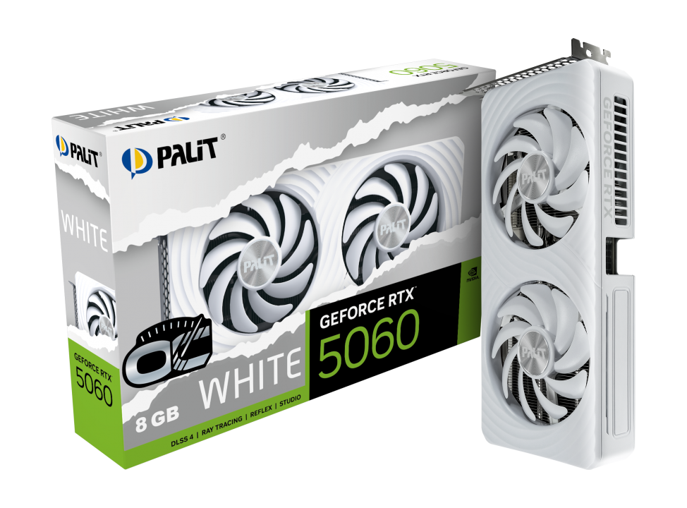 Palit  RTX 5060 WHITE OC 8GB GDDR7
