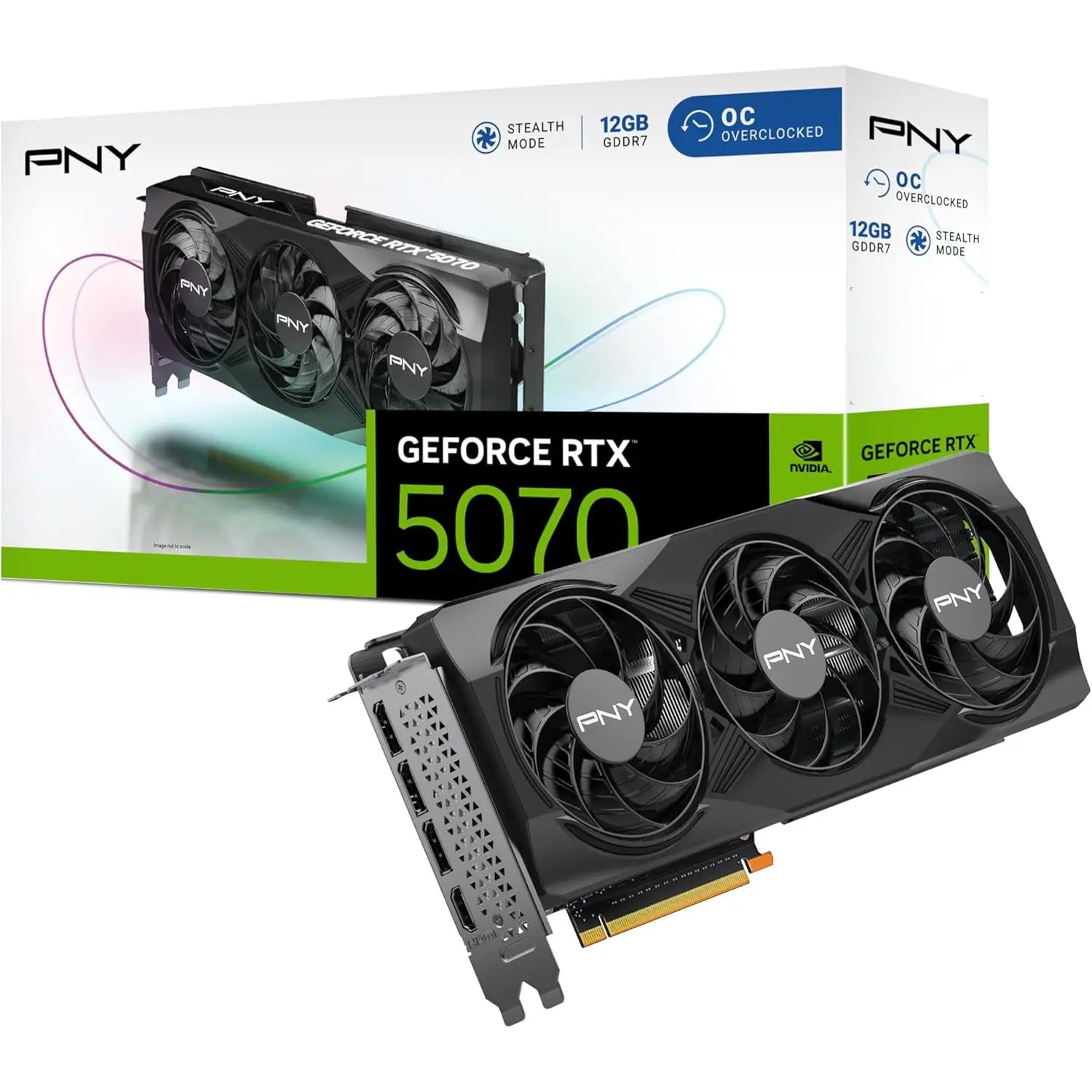 PNY GeForce RTX™ 5070 12GB Triple Fan OC