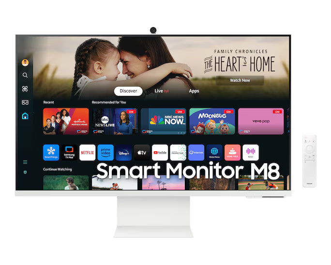 Samsung LS32DM801UMXUE – شاشة Smart M8 UHD 4K 32 بوصة بكاميرا مدمجة