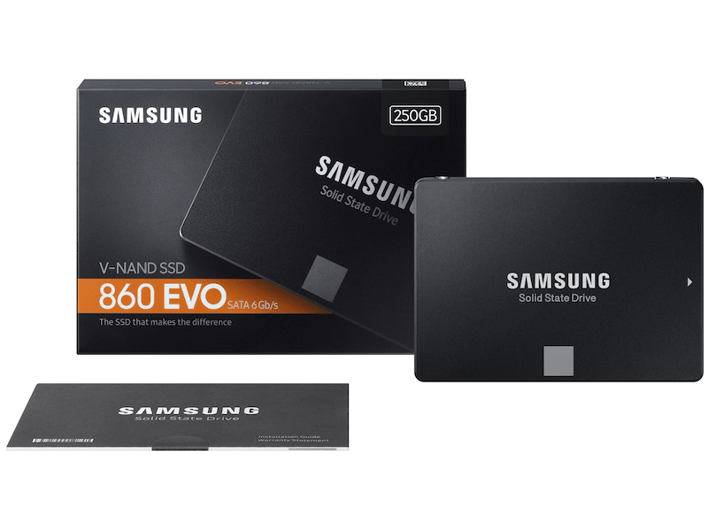 Samsung 860 EVO SATA 2.5″ SSD 250GB - Al-Ityan Store
